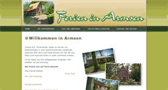 Desktop Screenshot of ferienhaus-armsen.de